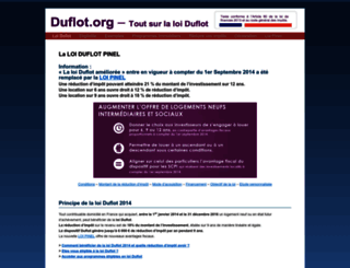 duflot.org screenshot