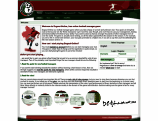 dugout-online.com screenshot
