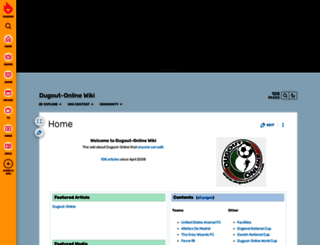 dugout-online.wikia.com screenshot