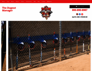 dugoutmanager.com screenshot