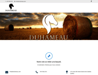 duhameau.com screenshot