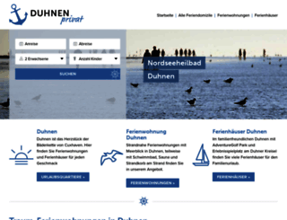 duhnen-privat.de screenshot