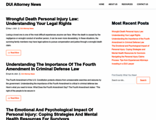 dui-attorney-news.com screenshot