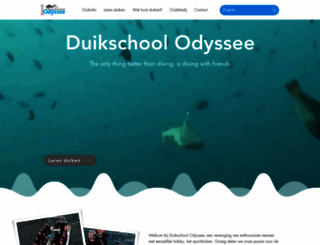 duikschool-odyssee.com screenshot