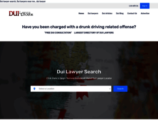 duilawyerlocator.com screenshot