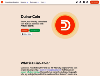 duinocoin.com screenshot
