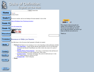 dukeofdefinition.com screenshot