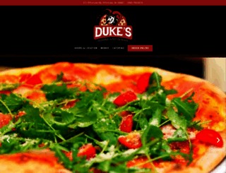 dukespizzeria.com screenshot