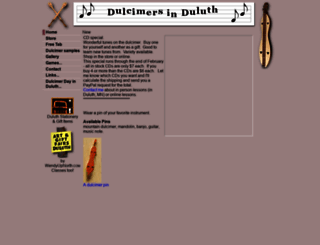 dulcimersinduluth.com screenshot