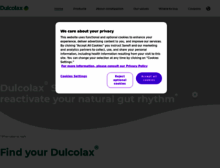 dulcolax.com screenshot