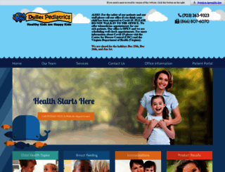 dullespediatrics.com screenshot