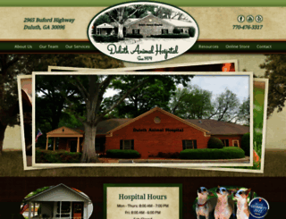 duluthanimalhospital.com screenshot