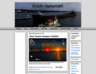 duluthharborcam.com screenshot