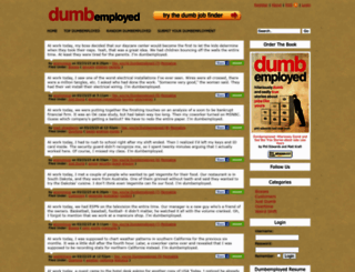 dumbemployed.com screenshot