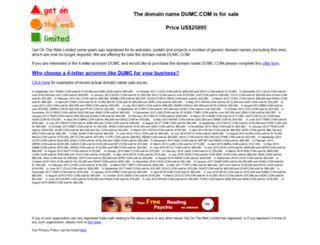 dumc.com screenshot