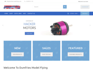 dumfries-model-flying.com screenshot