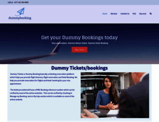 dummybooking.com screenshot