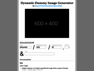 dummyimage.com screenshot