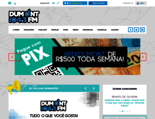 dumontfm.com.br screenshot