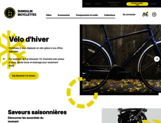dumoulinbicyclettes.com screenshot