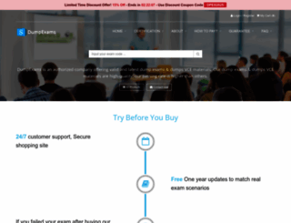 dumpexams.com screenshot
