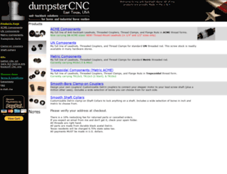dumpstercnc.com screenshot