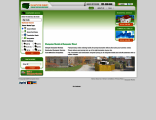 dumpsterdirect.com screenshot