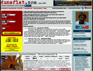dunaflat.com screenshot