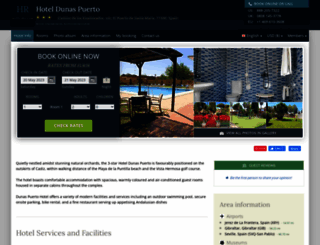 dunas-puerto-st-maria.hotel-rez.com screenshot