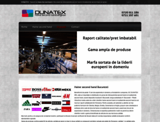 dunatex.ro screenshot