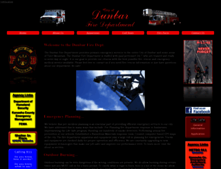 dunbarfd.org screenshot