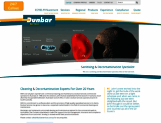 dunbarservices.com.au screenshot