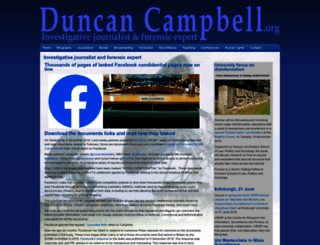 duncancampbell.org screenshot