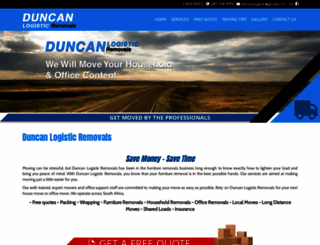 duncanlogistic.co.za screenshot