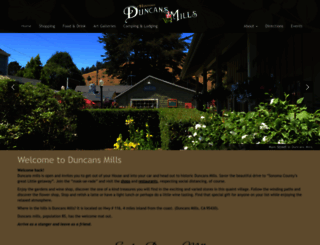 duncansmillsvillage.com screenshot