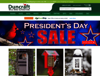duncraft.com screenshot