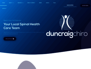 duncraigchiropractic.com.au screenshot