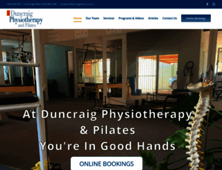 duncraigphysio.com.au screenshot