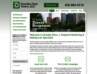 dundeedata.com screenshot
