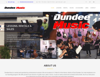 dundeemusic.com screenshot