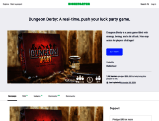 dungeon-derby.projectdomino.com screenshot