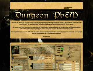 dungeonpbem.net screenshot