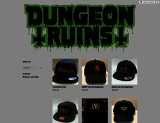 dungeonruins.storenvy.com screenshot