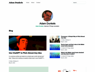 dunkels.com screenshot