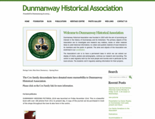 dunmanwayhistoricalassociation.com screenshot