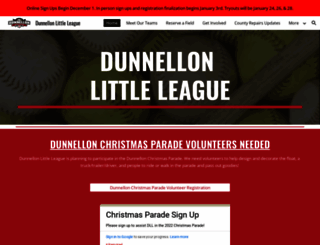 dunnellonlittleleague.com screenshot