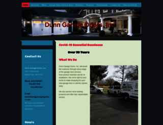 dunngaragedoors.com screenshot