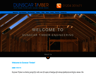 dunscartimber.co.uk screenshot