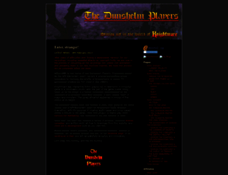 dunshelmplayers.wordpress.com screenshot