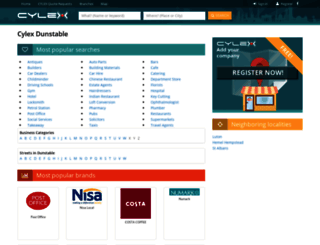 dunstable.cylex-uk.co.uk screenshot